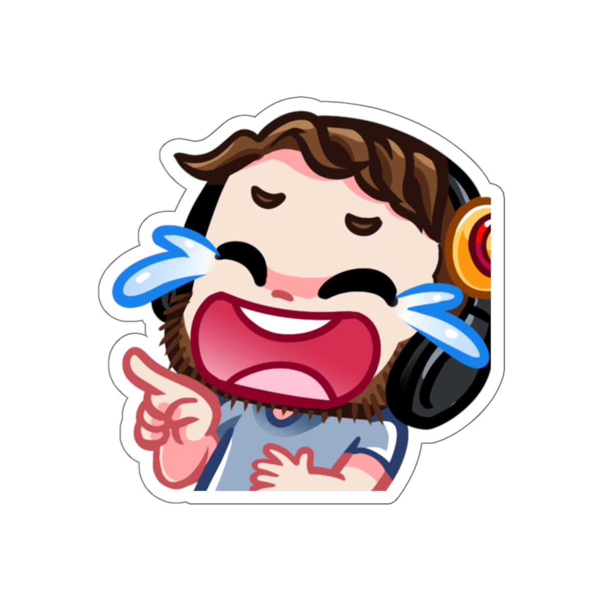 JIM LAUGHING (STICKER)