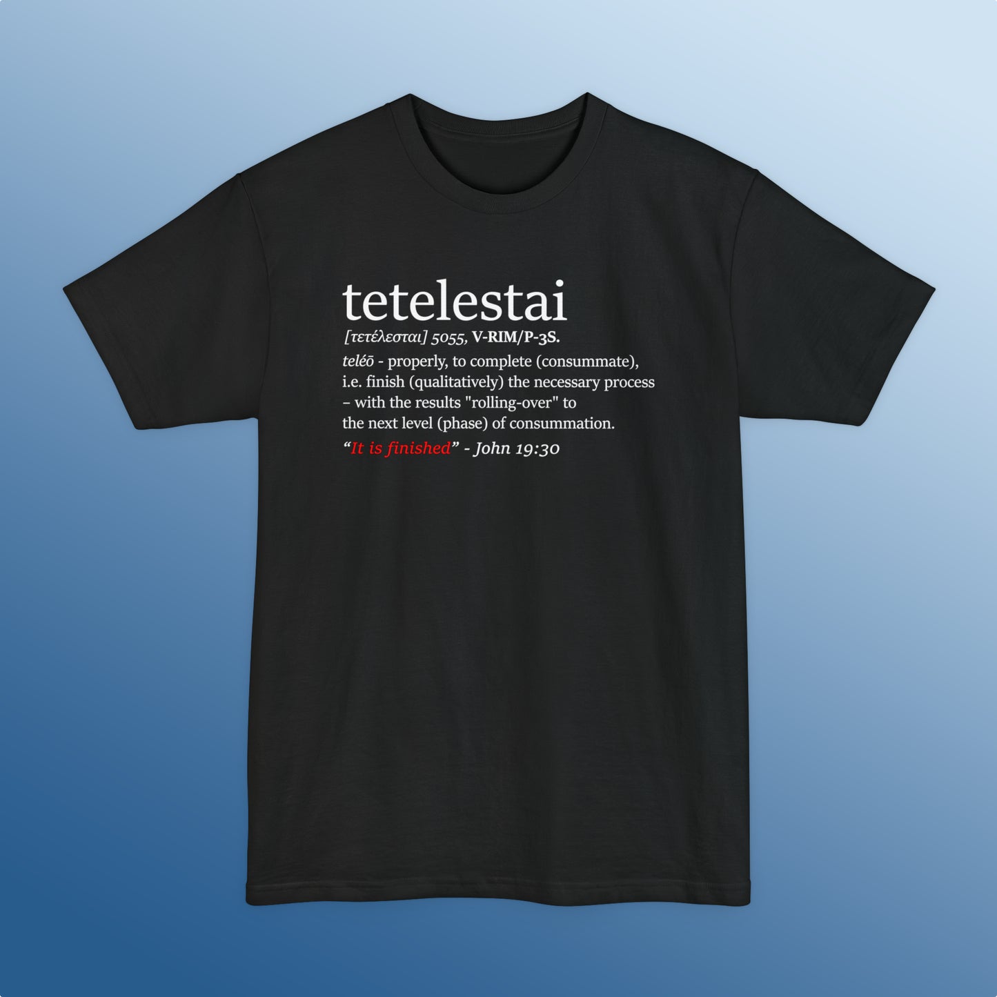 Tetelestai Defined (TALL)