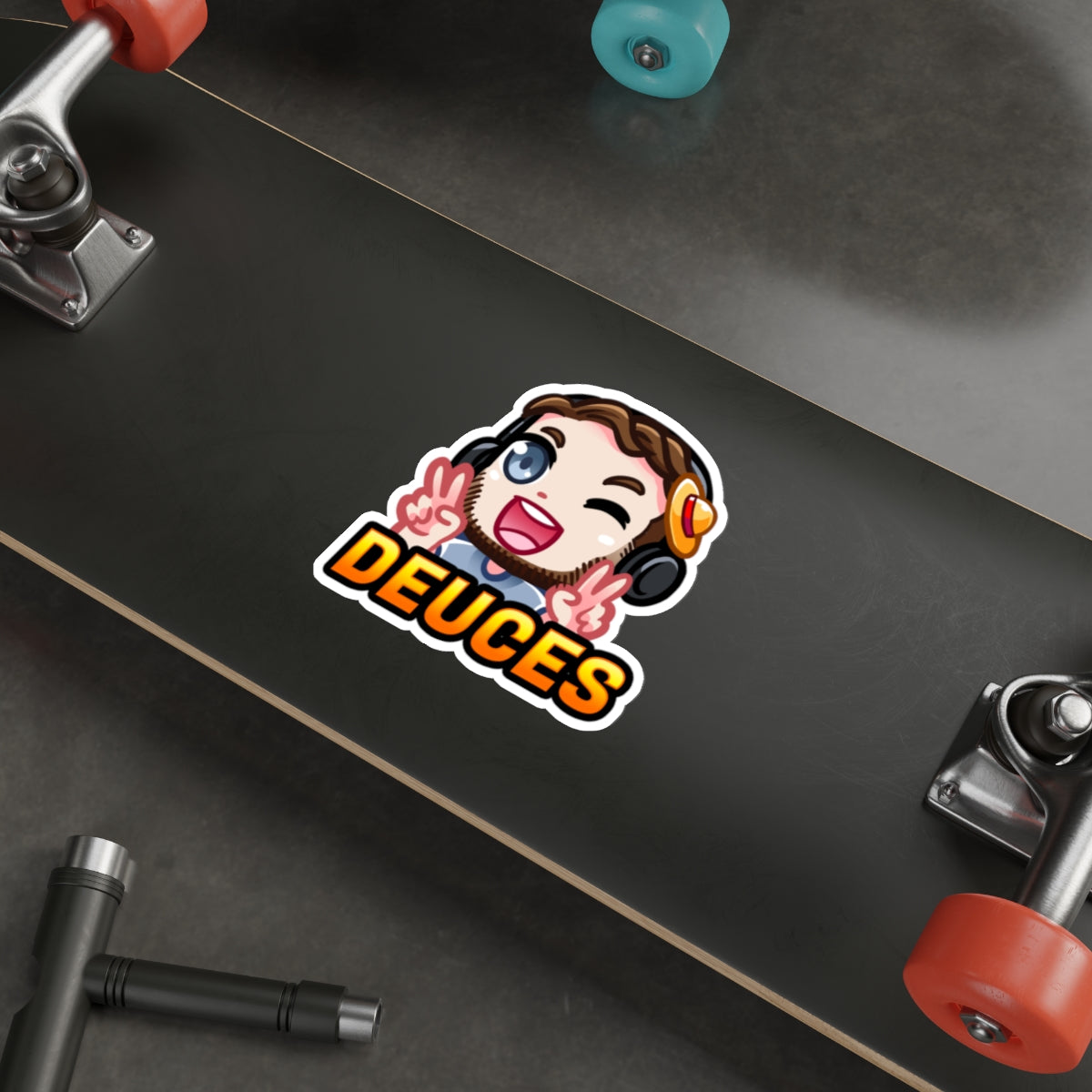 JIM DEUCES (STICKER)