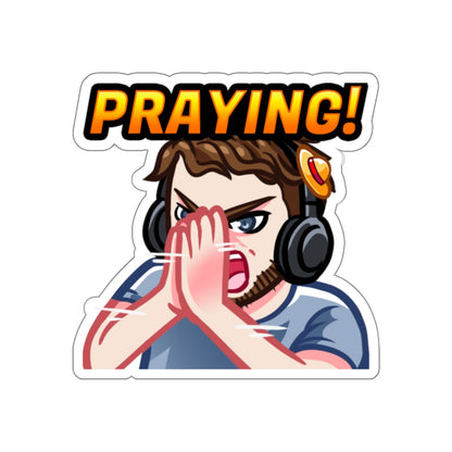 JIM PRAYING (STICKER)