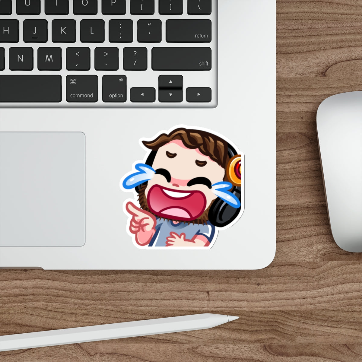 JIM LAUGHING (STICKER)