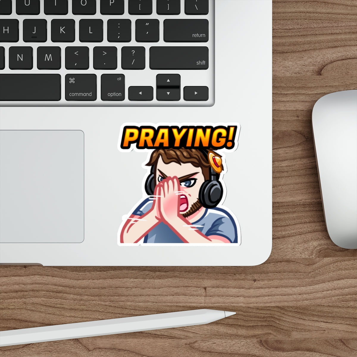 JIM PRAYING (STICKER)