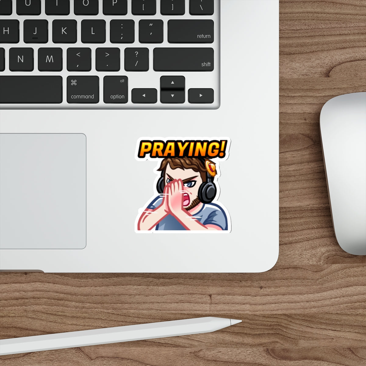 JIM PRAYING (STICKER)