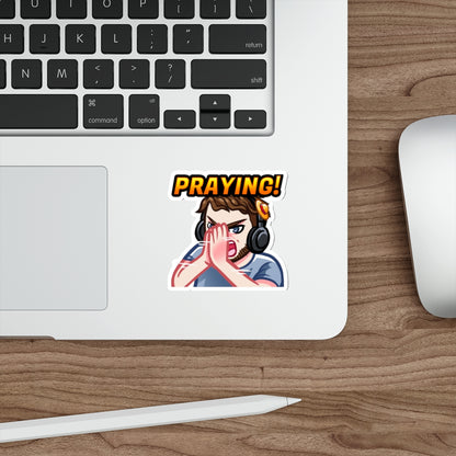 JIM PRAYING (STICKER)