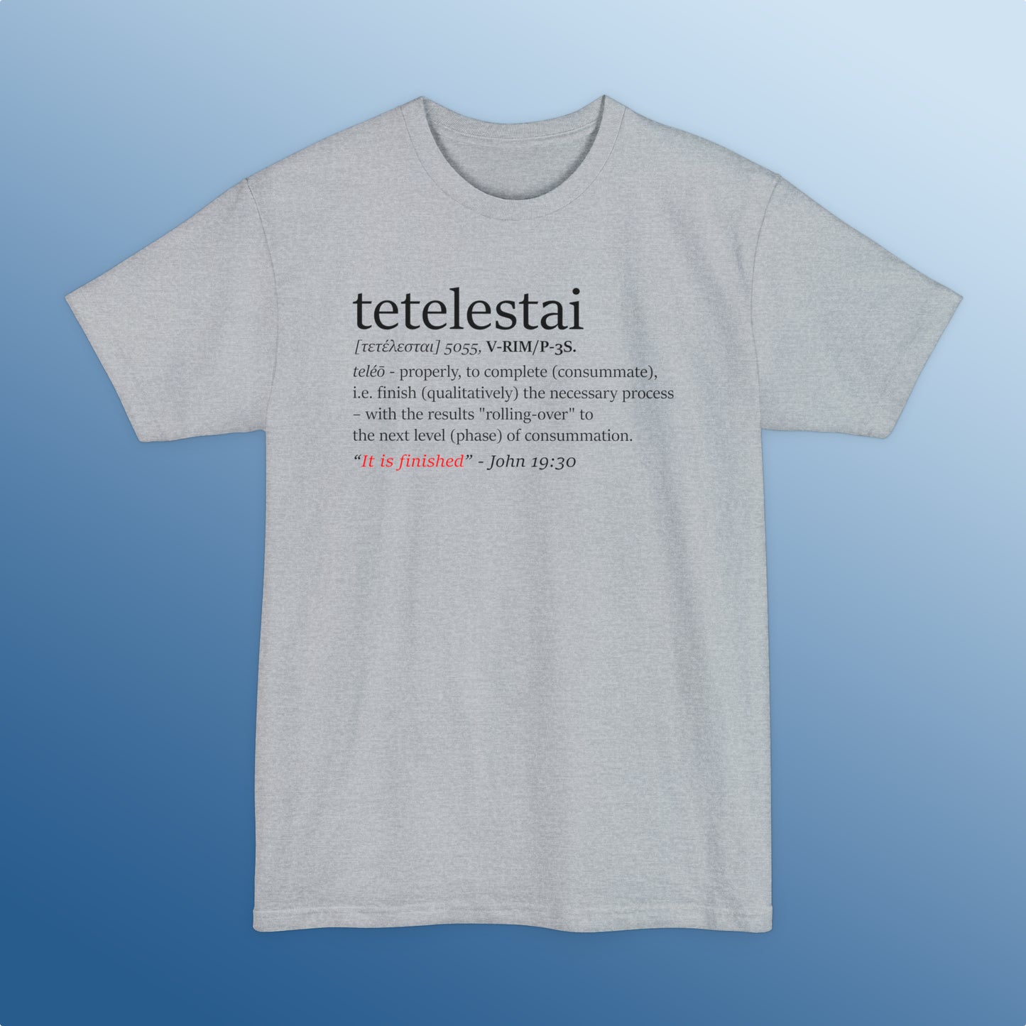 Tetelestai Defined (TALL)