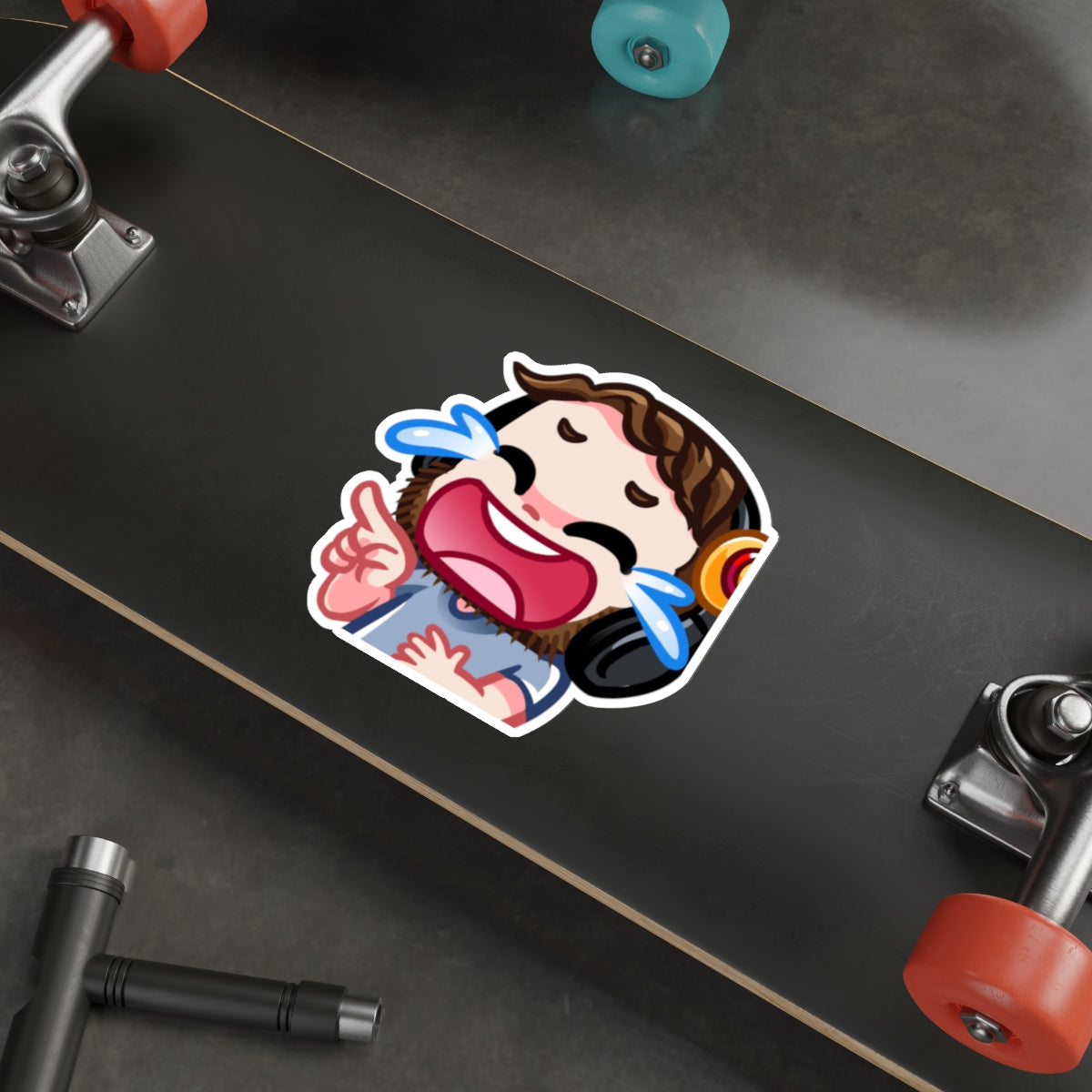 JIM LAUGHING (STICKER)