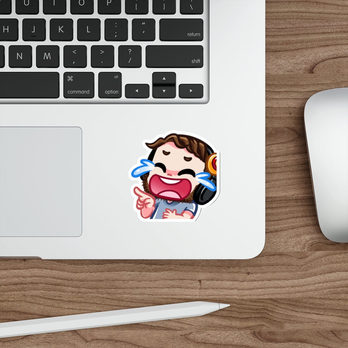 JIM LAUGHING (STICKER)