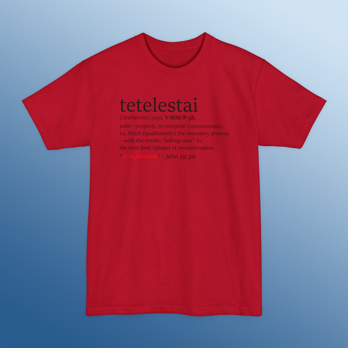 Tetelestai Defined (TALL)